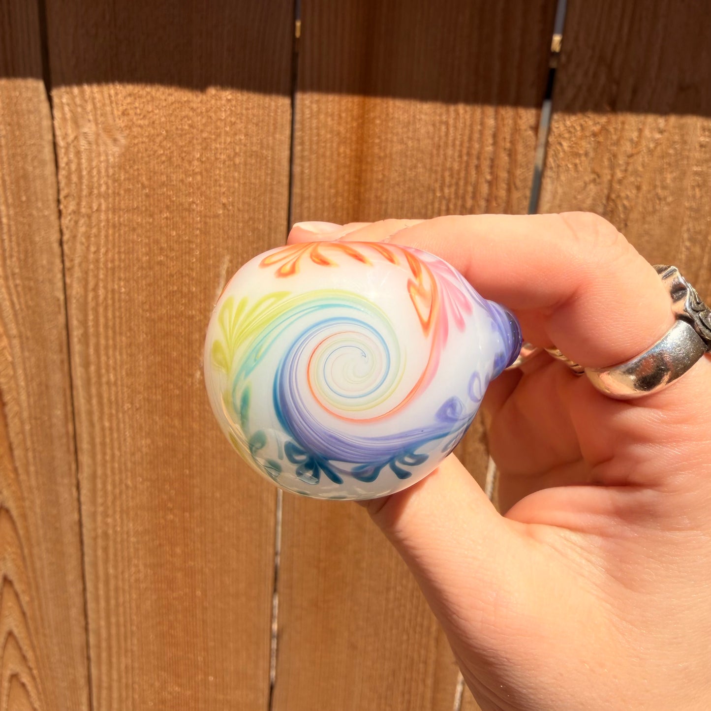 Rainbow Venna Spoon - Sqwashglass
