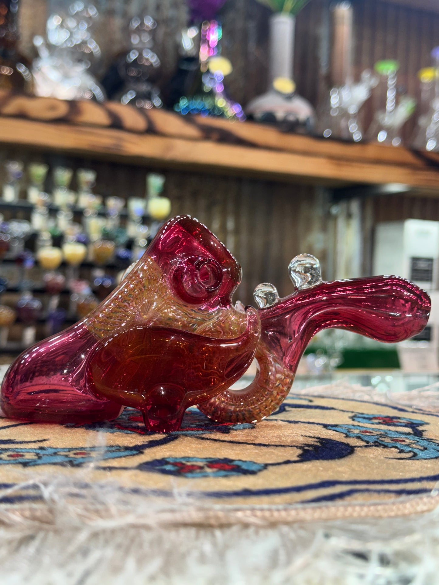 Doshworld Gold Ruby Hammer Pipe