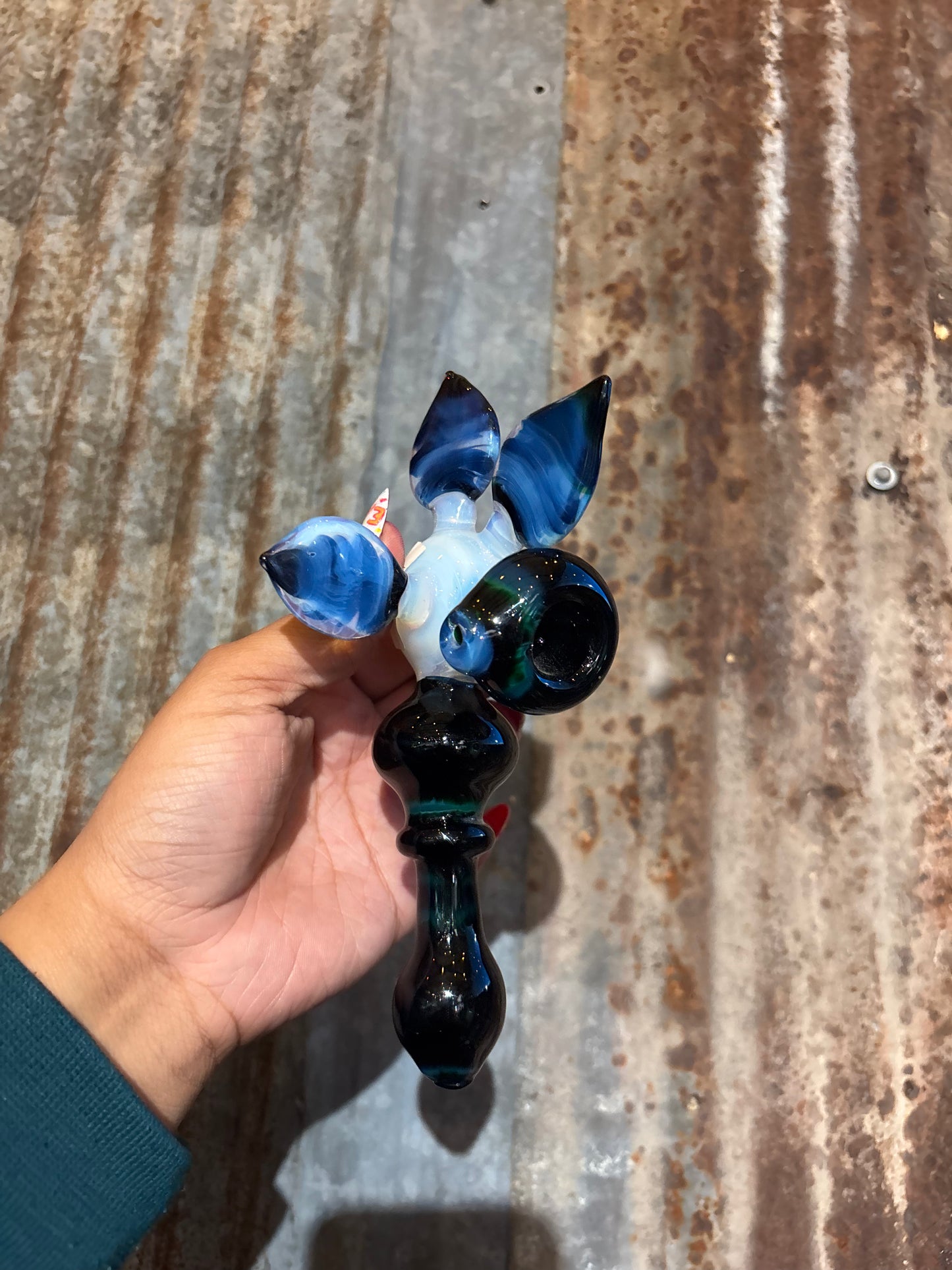 GlassmithBilly Ghost Wings and Opal Vortex Pipe