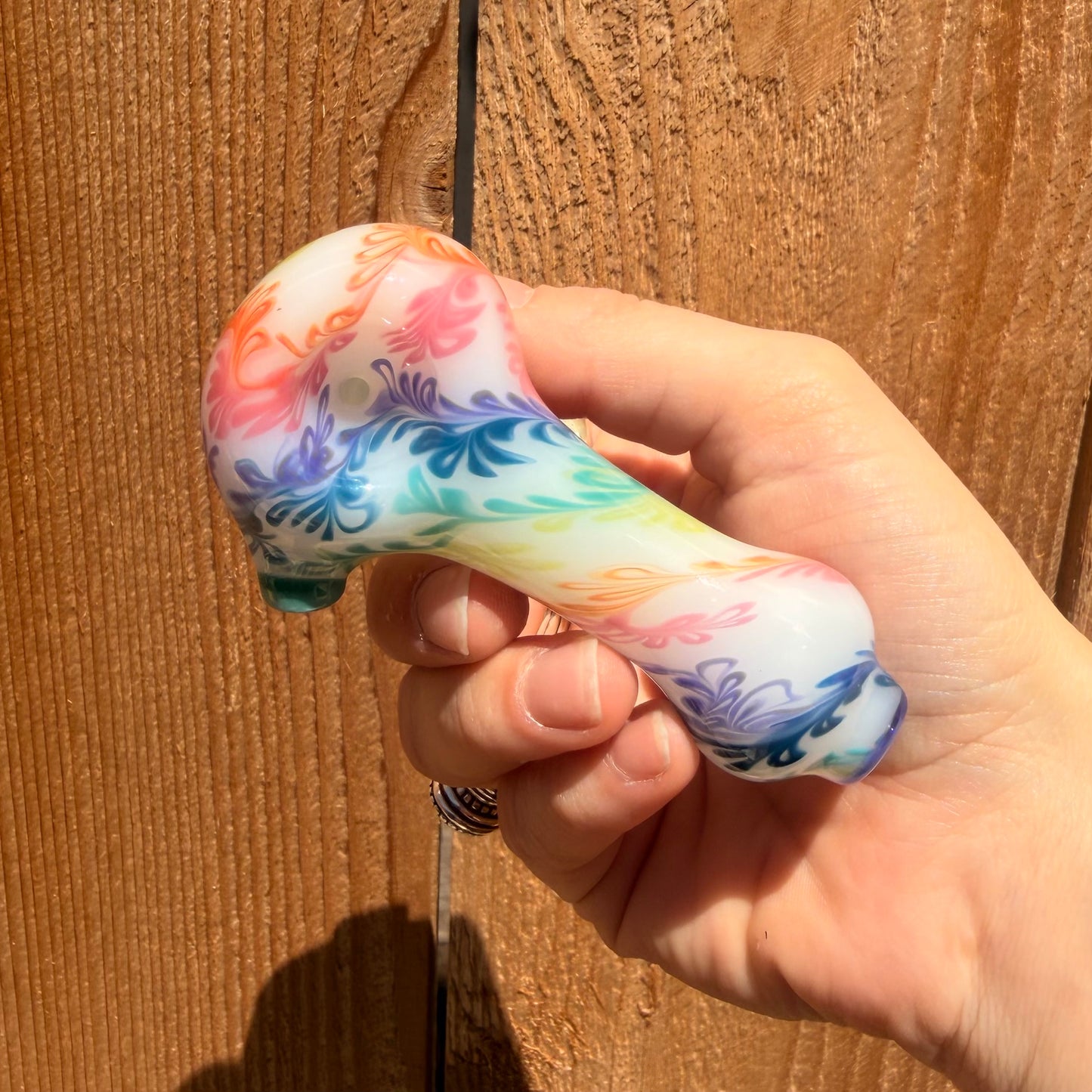 Rainbow Venna Spoon - Sqwashglass
