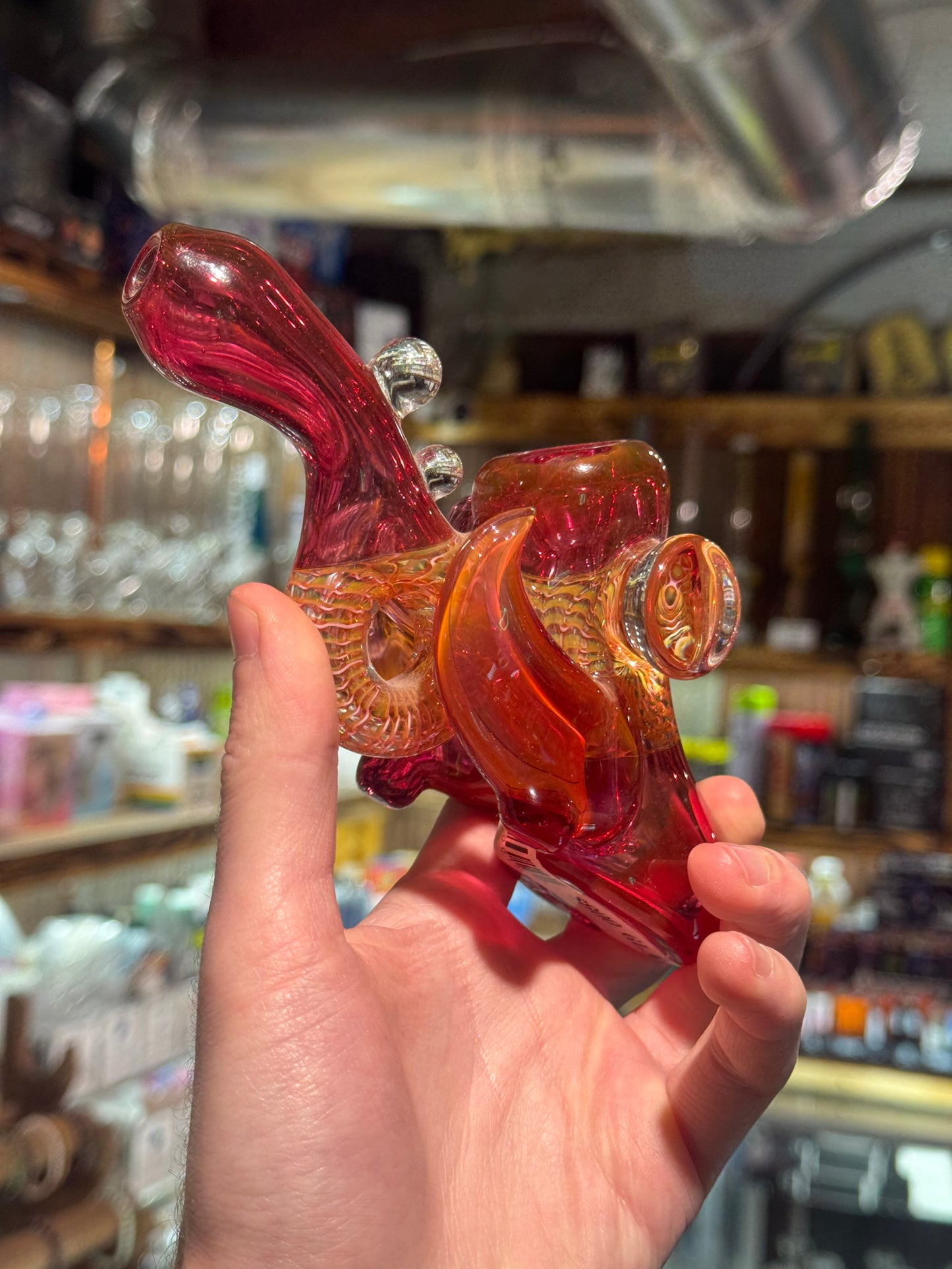 Doshworld Gold Ruby Hammer Pipe