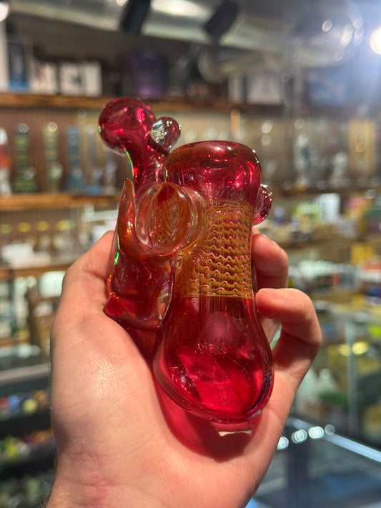 Gold Ruby Hammer Pipe - Doshworld