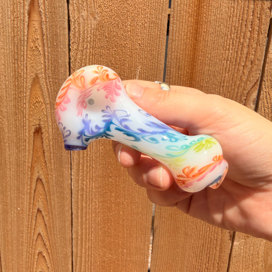 Rainbow Venna Spoon - Sqwashglass