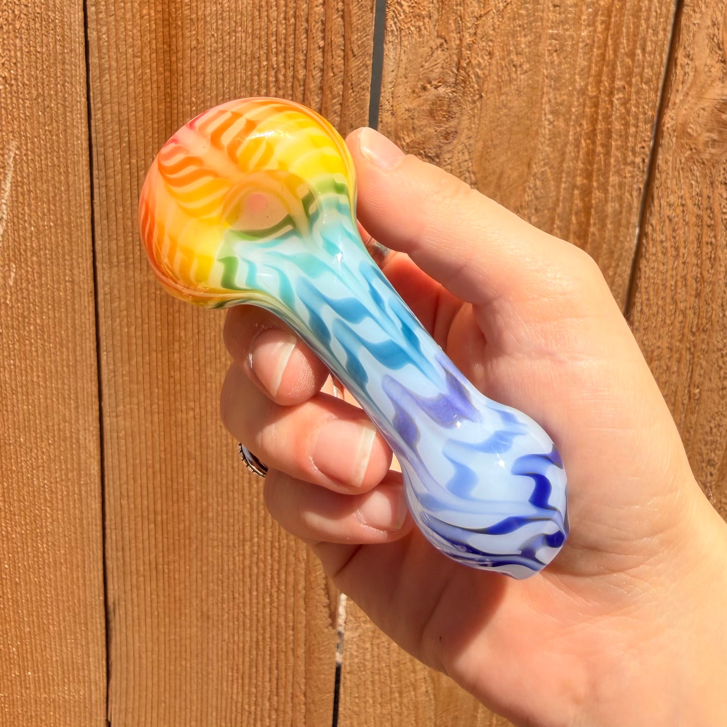 Rainbow Wrap n Rake - Sqwash Glass