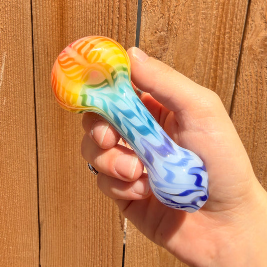 Rainbow Wrap n Rake - Sqwash Glass