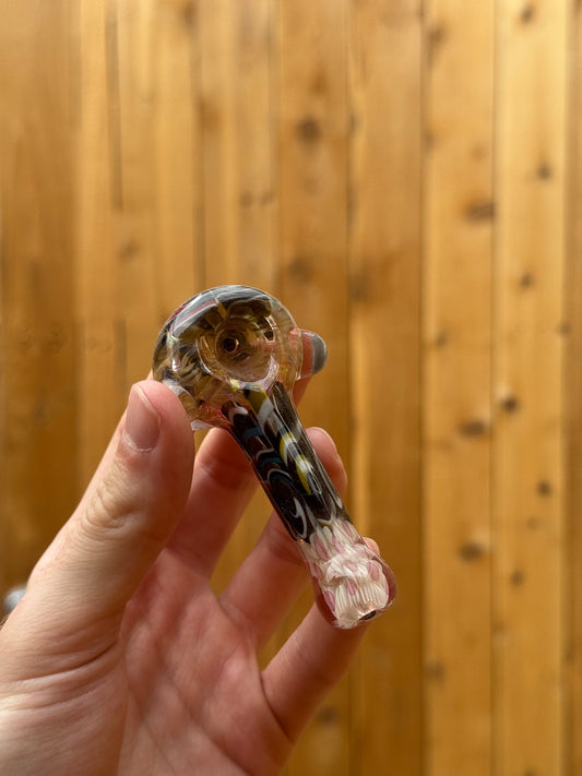 Chunk Glass Thumbprint Spoon
