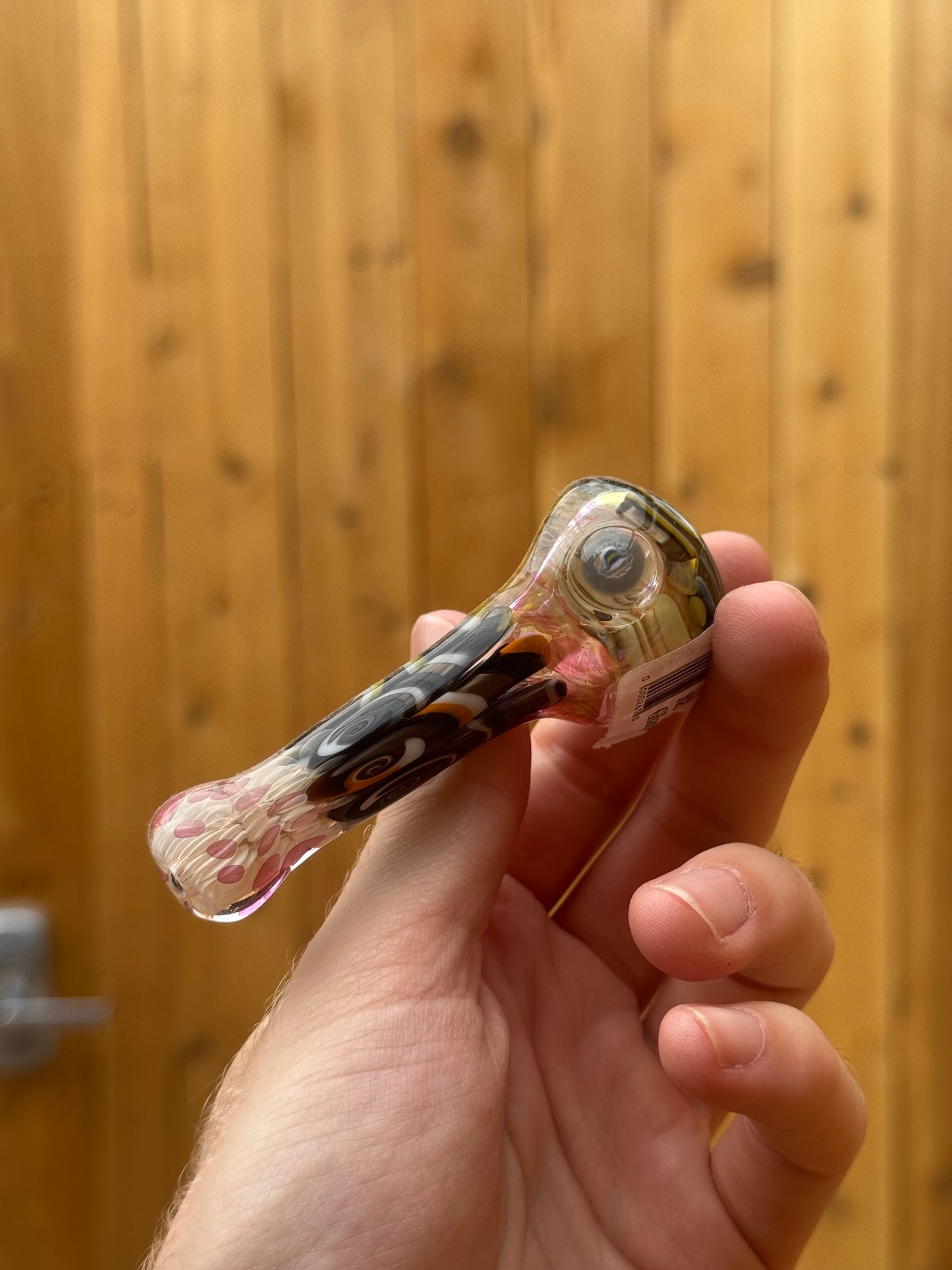 Chunk Glass Thumbprint Spoon