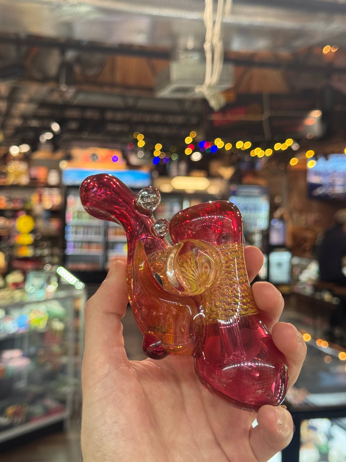 Doshworld Gold Ruby Hammer Pipe