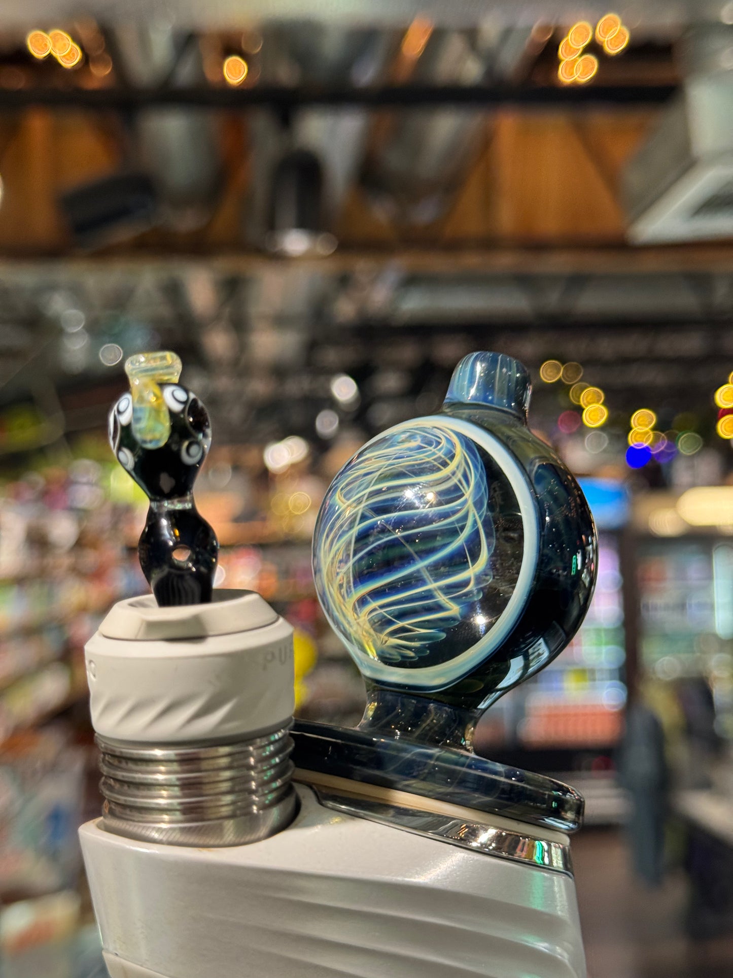 King Leo X Geoffmade Puffco Dry Top