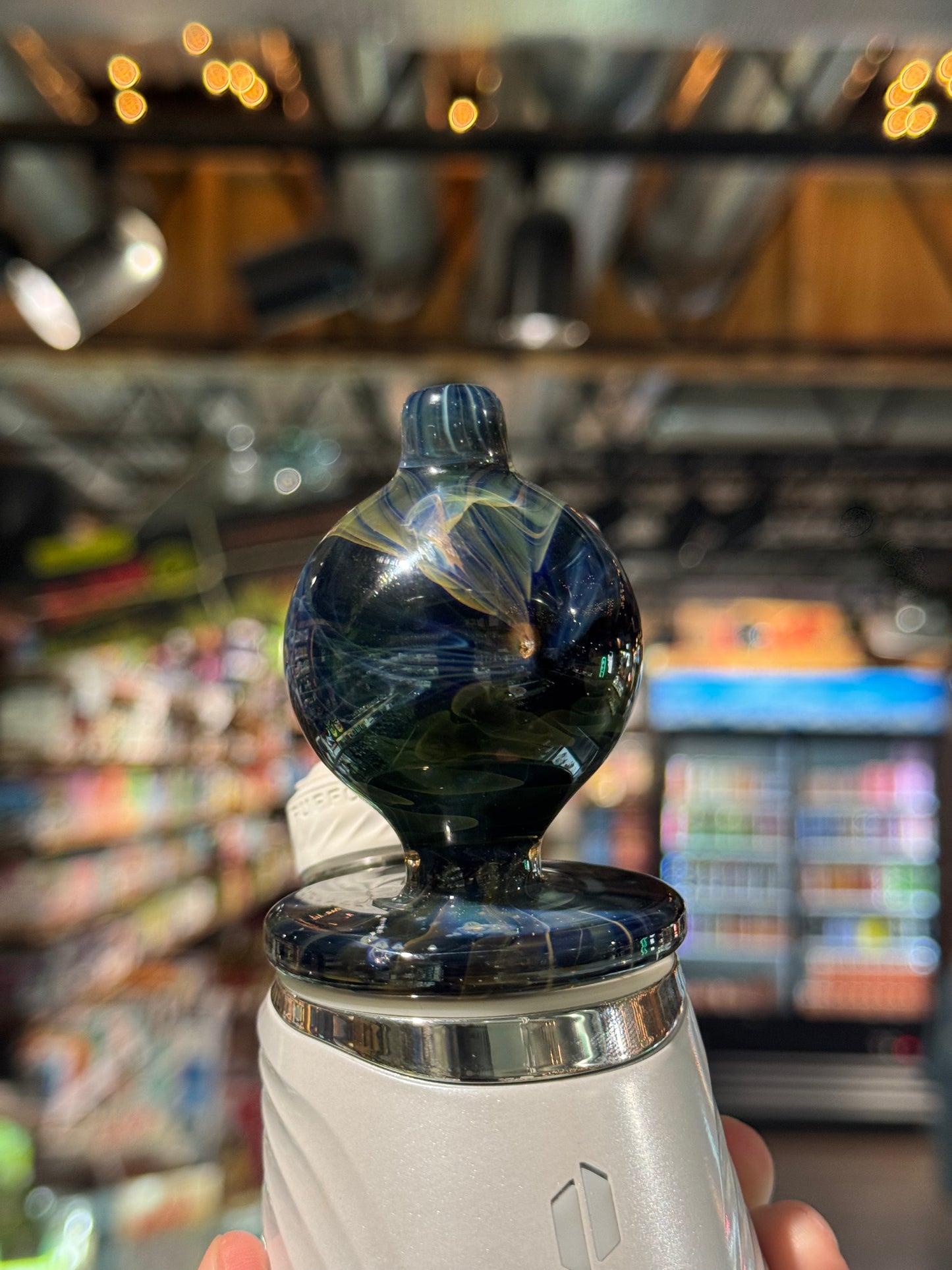 King Leo X Geoffmade Puffco Dry Top