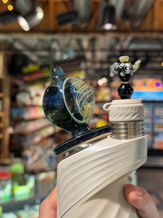 King Leo X Geoffmade Puffco Dry Top