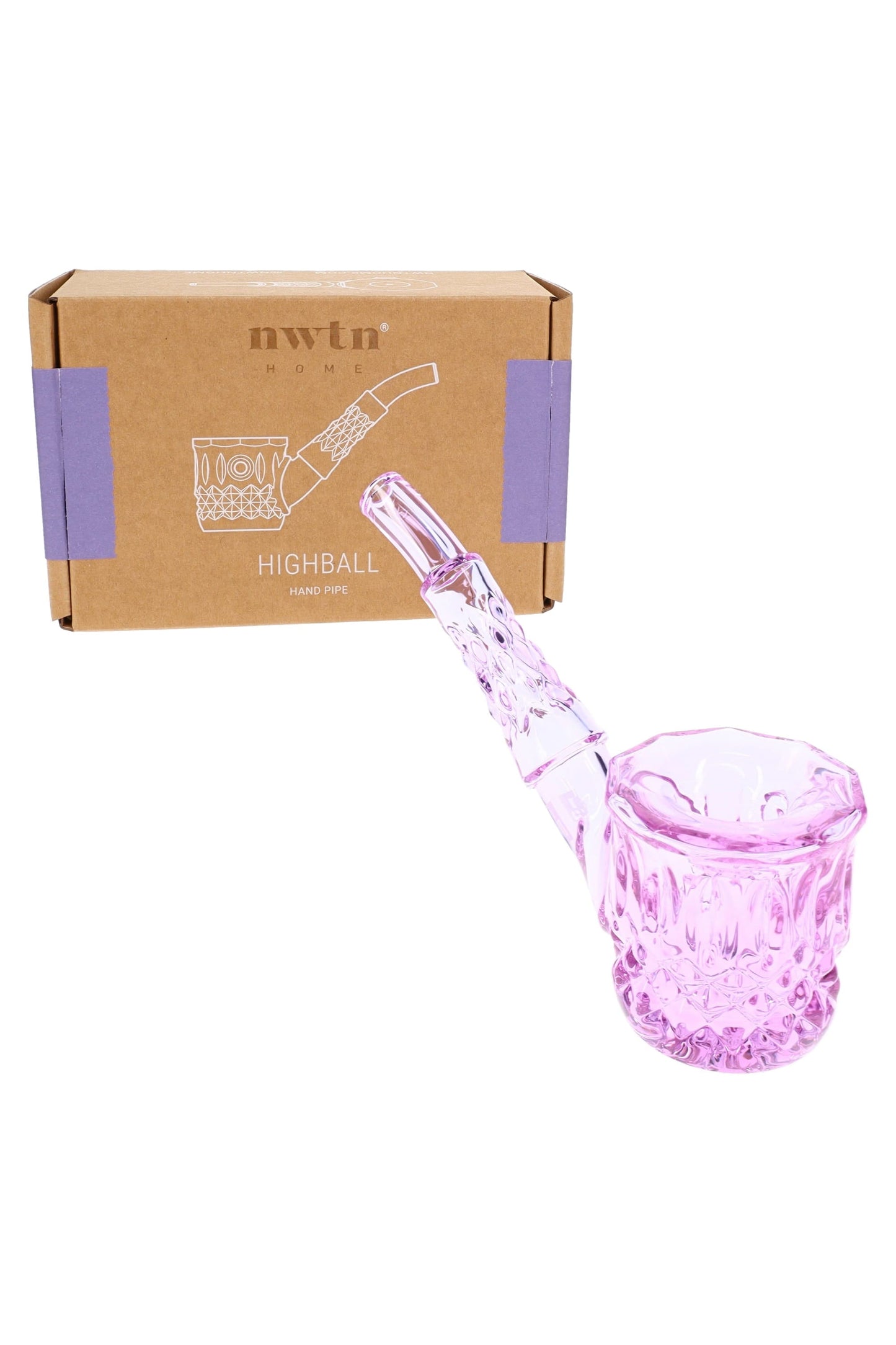 5" NWTN Glass Highball Pipe - P3232