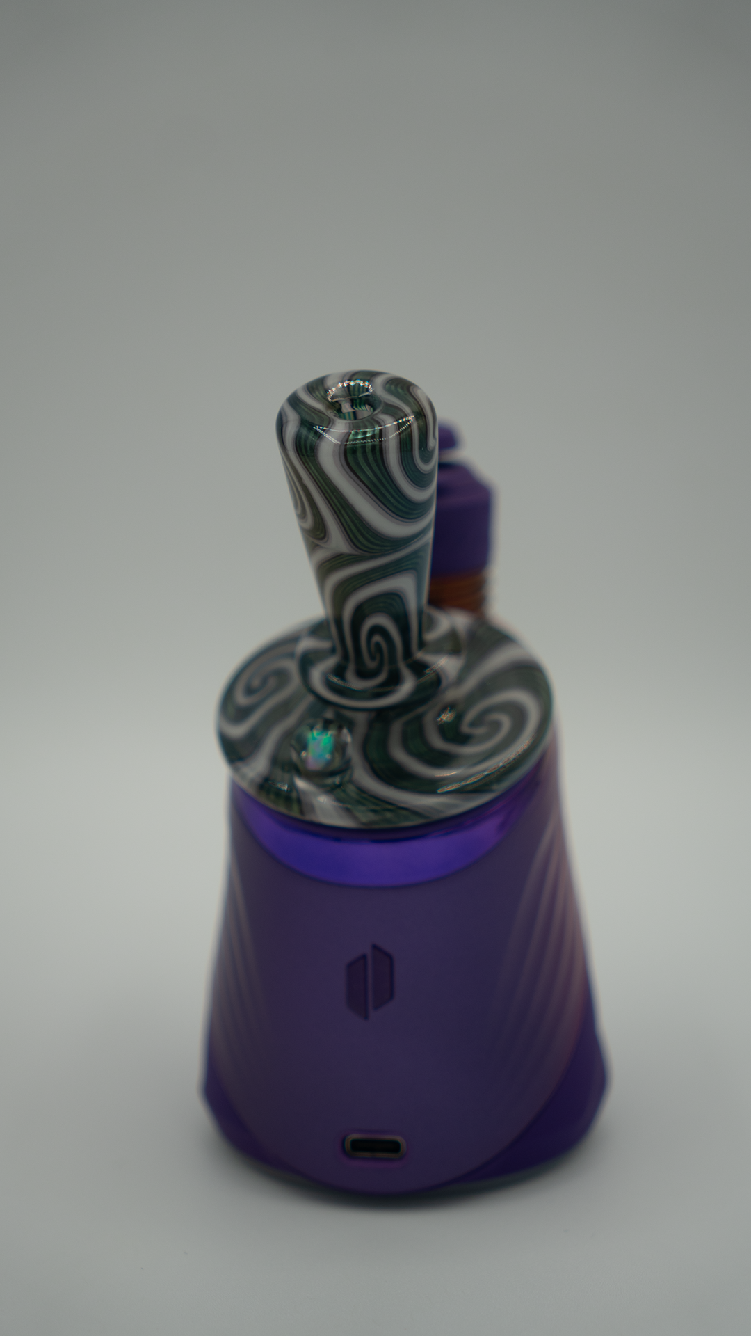 Linework Puffco Dry Top - Geoffmade x Indoglass
